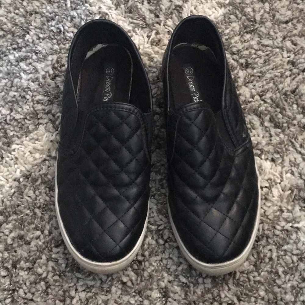 Black sneakers